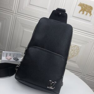LV Avenue Sling Bag – Cross-Grain Leather Collection