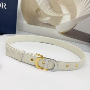 Dior lambskin belt