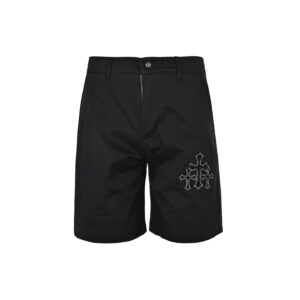 Chrome Hearts Cross Embroidered Shorts
