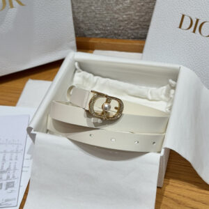 Dior Montaigne Jolie Calfskin Belt