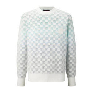LOUIS VUITTON Checkerboard Gradient Jacquard Sweater