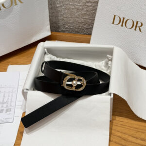 Dior Montaigne Jolie Calfskin Belt