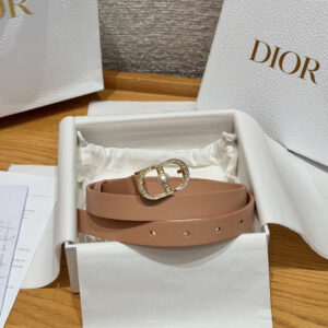 Dior Montaigne Jolie Calfskin Belt