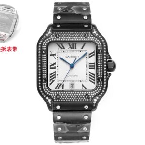 Cartier Santos ?C Quick-Release Version with Steel Bracelet End-Links