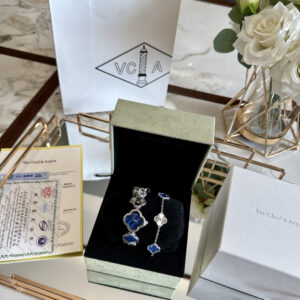 Van Cleef & Arpels Women's Watch + Five-Motif Bracelet