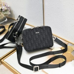 Dior Oblique Double-Zip Camera Bag
