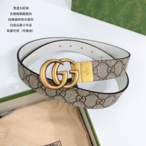 Gucci Rotating Style Women's Genuine Leather Belt