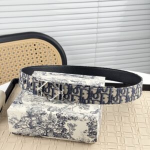 Dior pure copper leather belt