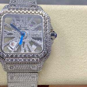 Cartier Santos Skeleton Full-Diamond Series