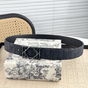Dior pure copper leather belt