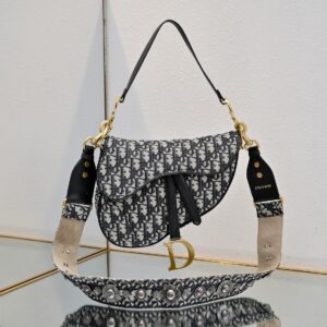 Dior Saddle Bag – Denim Oblique Collection Theobroma