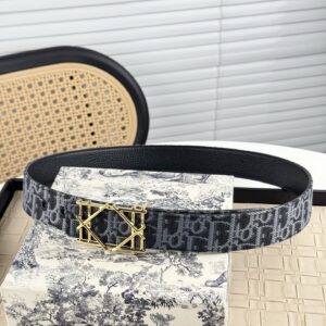 Dior pure copper leather belt