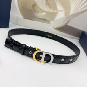 Dior lambskin belt