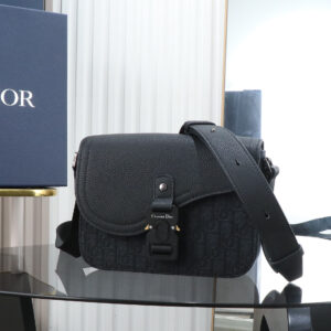 Dior Small Saddle Messenger Bag with Flap