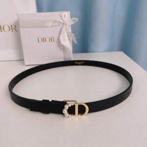 New Dior Leather Belt