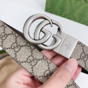 Gucci Rotating Style Women's Genuine Leather Belt